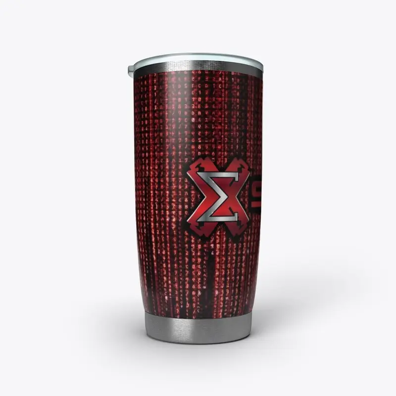 "Glitchma" Stainless Steel Tumbler